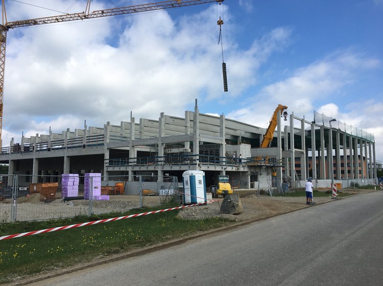 Neubau einer Produktionshalle bei Willox in Wolfertschwenden